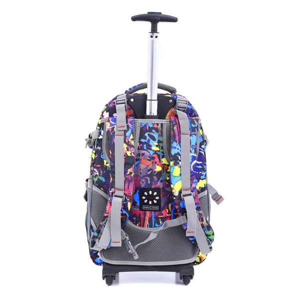 Para John 26 Litres 2 Wheel Trolley Backpack Blue Para John 26 Litres 2 Wheel Trolley Backpack Blue