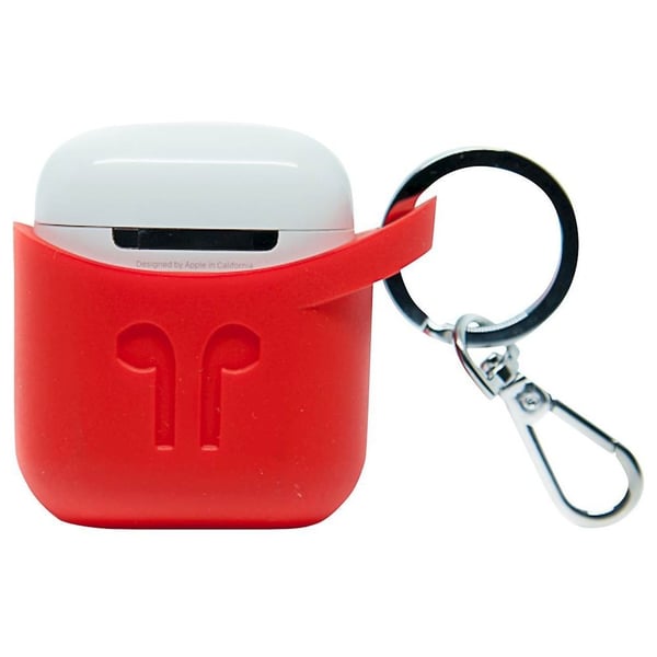 Podpocket Silicone Case For Apple Airpods - Blazing Red