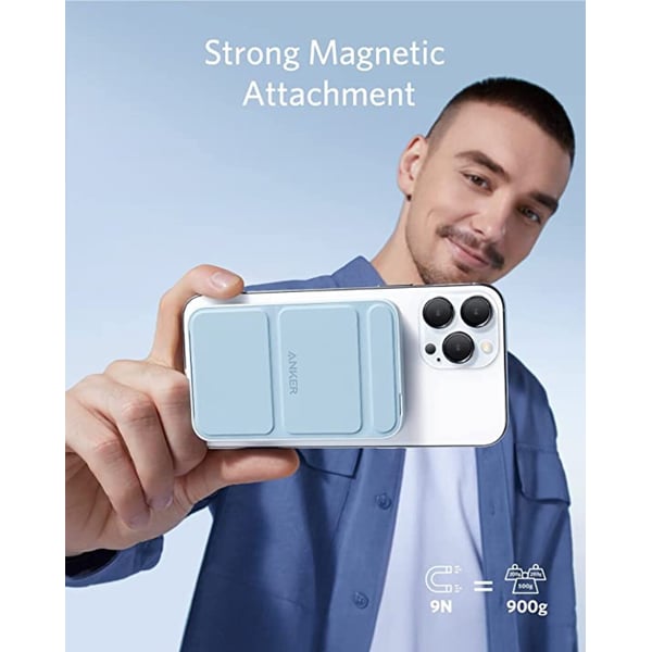 Anker 622 Maggo Magnetic Wireless Portable Charger Misty Blue Anker 622 Maggo Magnetic Wireless Portable Charger Misty Blue