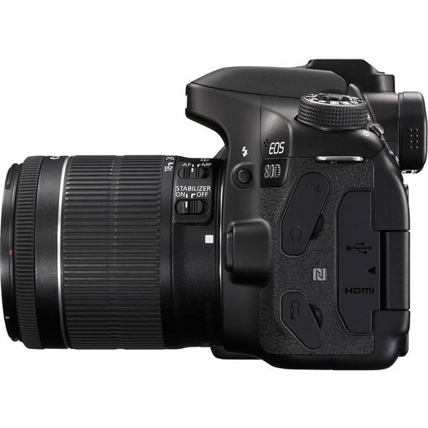 Canon EOS 80D DSLR Camera Black With EFS 18-55mm IS STM Lens
