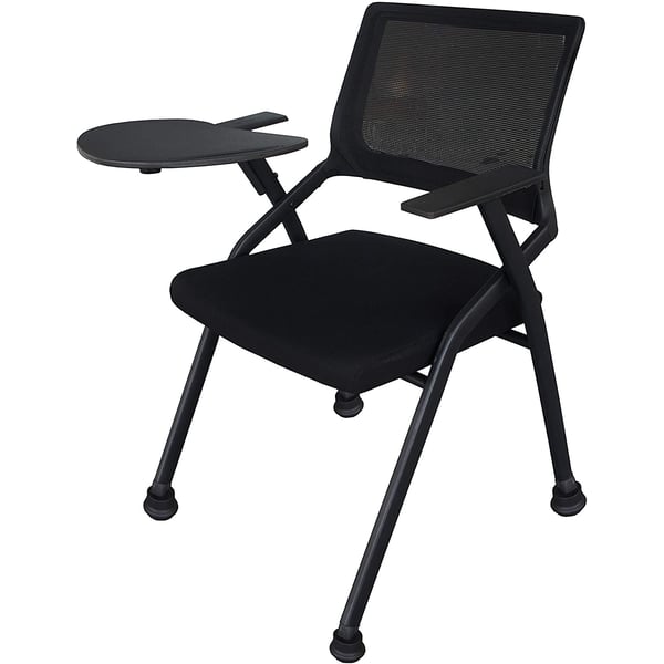 Buy Mahmayi 632L Black Ergonomics Folding Chair Computer Chair, Visitor  Chair, Back Rest Chair Visitor Conference Chairs Heavy Duty Steel Can Hold  Upto 150KG (Without Wheels with Tablet) Online in UAE |