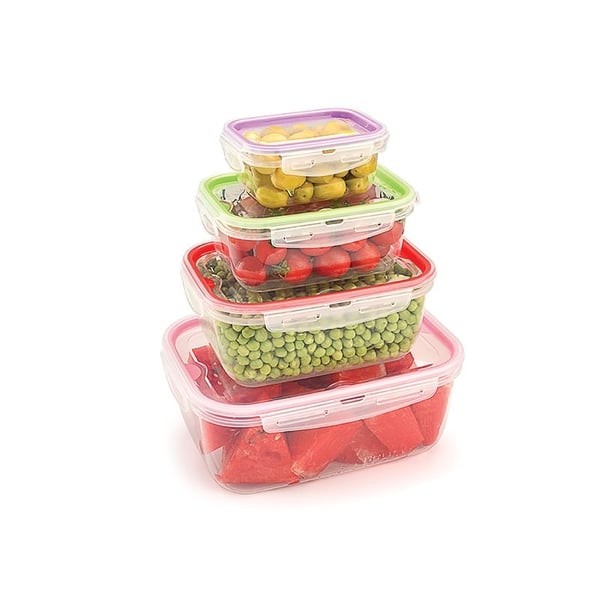 Lock & Fit Box 4 Pcs Set (0.45 Lt. + 1.0 Lt. + 2.0 Lt. + 4.0 Lt.) Lock & Fit Box 4 Pcs Set (0.45 Lt. + 1.0 Lt. + 2.0 Lt. + 4.0 Lt.)