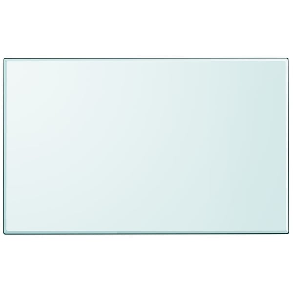 vidaXL Table Top Tempered Glass Rectangular 1000x620 mm
