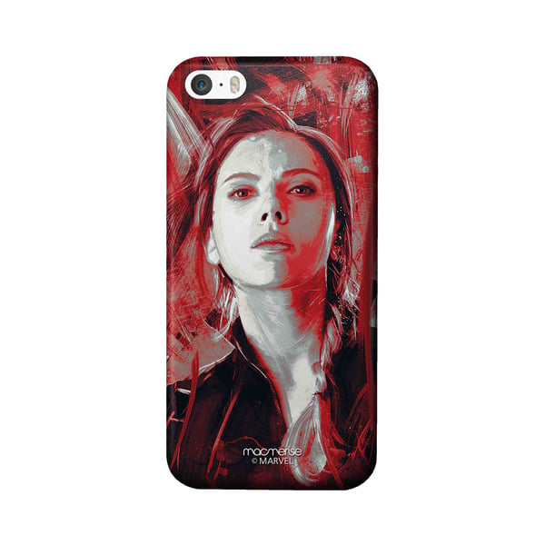 Charcoal Art Black Widow - Sleek Case for iPhone 5/5S