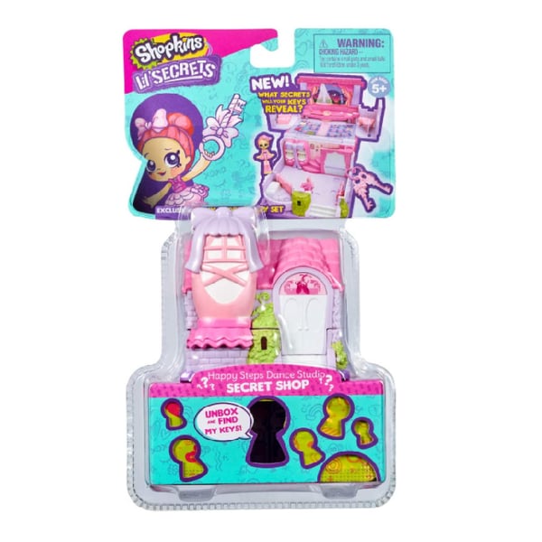 Shopkins Lil Secrets Mini Playset Happy Steps Dance Studio Secret Shop 57478