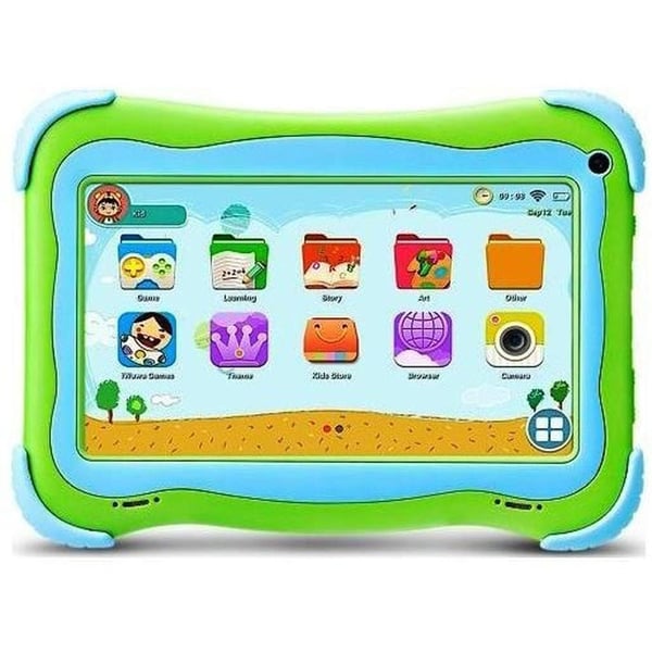 G-Tab Q4+W607 Kids Tablet - WiFi 16GB 1GB 7inch Green with Smart Band