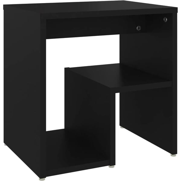 Vidaxl Bed Cabinet Black 40x30x40 Cm Chipboard