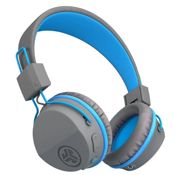 JLab JBuddies Studio Wireless On Ear Kids Headset Graphite Blue JLab JBuddies Studio Wireless On Ear Kids Headset Graphite Blue