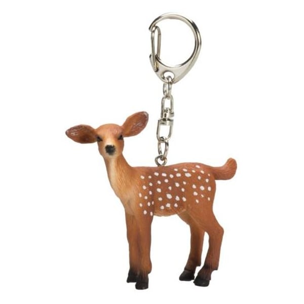 Mojo Animal Planet Fawn Keychain Woodland