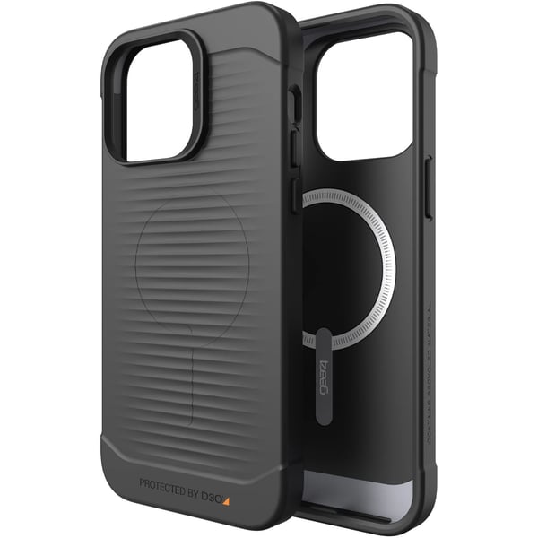 Gear4 Havana Snap designed for iPhone 14 PRO case cover compatible with MagSafe with D3O Impact Protection upto 10 Feet / 3 Meter- Black Gear4 Havana Snap designed for iPhone 14 PRO case cover compatible with MagSafe with D3O Impact Protection upto 10 Feet / 3 Meter- Black