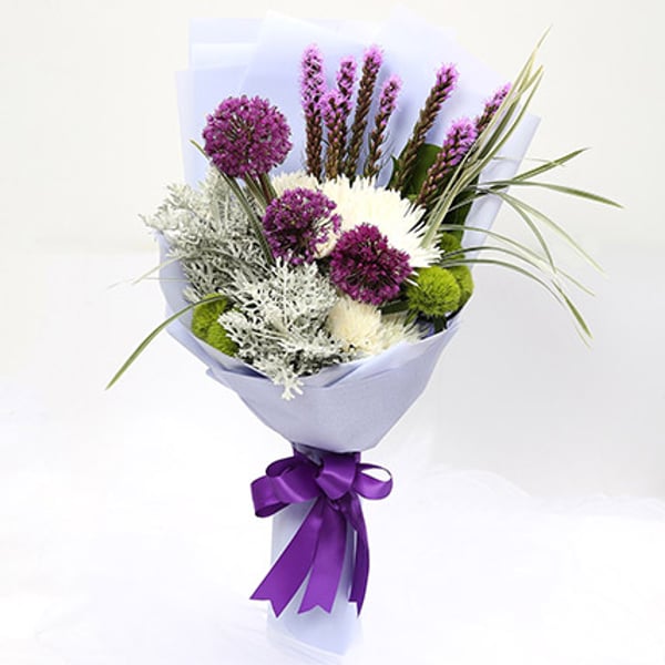 Enchanting Delistar & Liatris Mixed Bouquet Enchanting Delistar & Liatris Mixed Bouquet