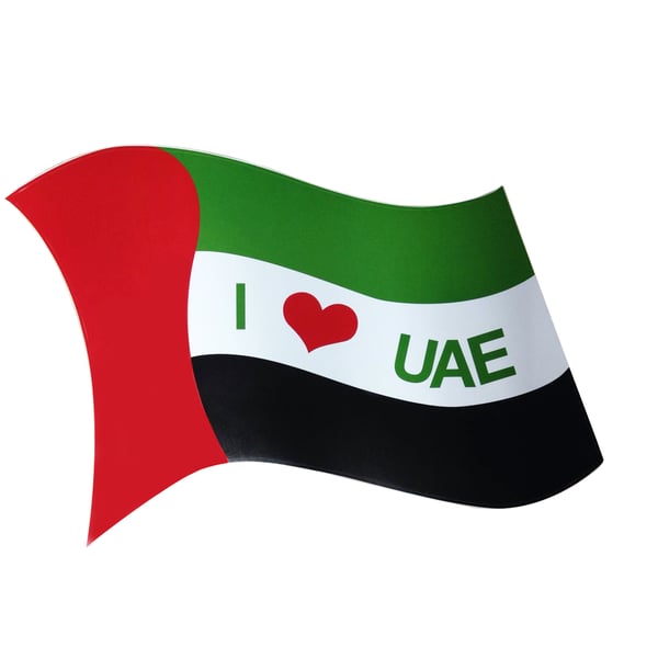 Uae Car Stickers 17x25cm 2pcs Uae Car Stickers 17x25cm 2pcs
