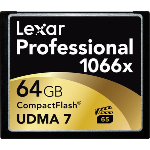 Lexar LCF64GCRBEU1066 Professional Compact Flash Card 64GB
