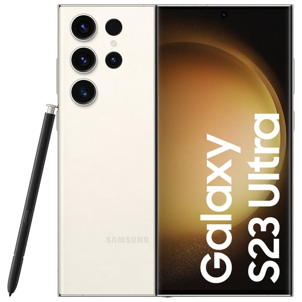 Samsung Galaxy S23 Ultra 5G 256GB 12GB Cream Dual Sim Smartphone - Middle East Version Samsung Galaxy S23 Ultra 5G 256GB 12GB Cream Dual Sim Smartphone - Middle East Version