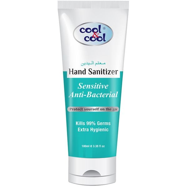 Cool & Cool Sensitive Hand Sanitizer Tube 100ml Cool & Cool Sensitive Hand Sanitizer Tube 100ml