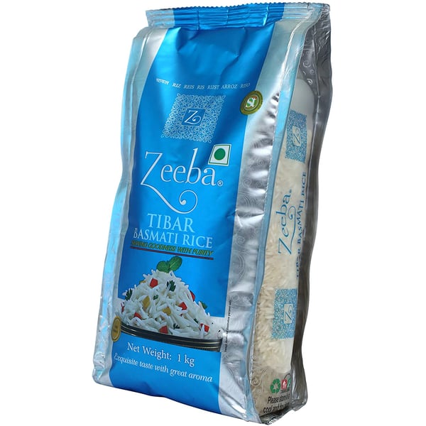 Zeeba Everyday Super Mongra Basmati Rice Bag, 5kg