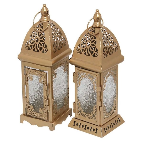 Home Style SH53961 Decorative 2 Pieces Lanterns