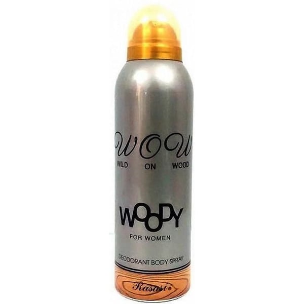 Rasasi Woody Women Deodorant Spray 200ml Rasasi Woody Women Deodorant Spray 200ml