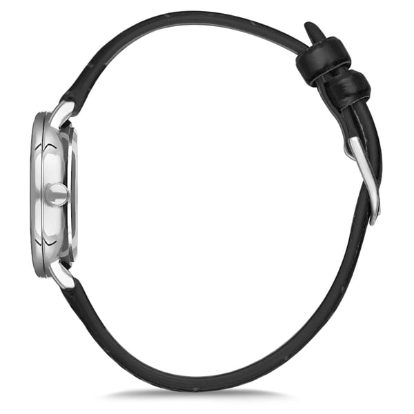 Omax Dome Series Black Leather Analog Watch For Women DCD002P62B Omax Dome Series Black Leather Analog Watch For Women DCD002P62B