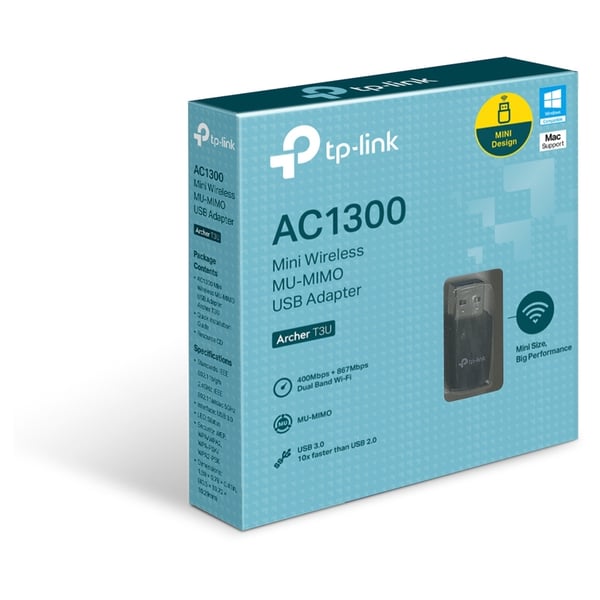 Tplink ARCHER T3U AC1300 Mini Wireless MU-MIMO USB Adapter