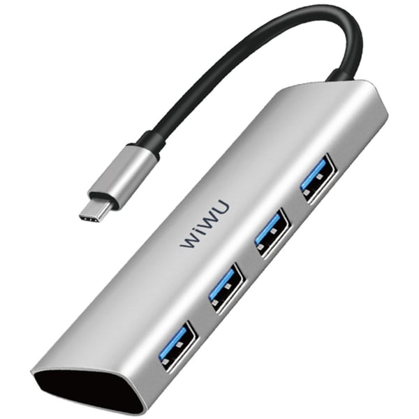 Wiwu A440G Alpha 4 In 1 USB-C Hub Wiwu A440G Alpha 4 In 1 USB-C Hub