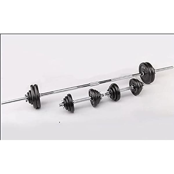 ULTIMAX 50 kg Dumbbell Set Grey With Carrying Box Dumbbell and Barbell Set for Gym and Home Fitness