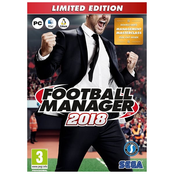 PCD Football Manager 2018 Limited Edition Game