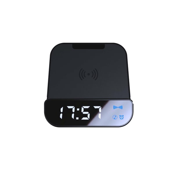 Memorii Multifunctional Bluetooth Speaker, Wireless Charger With Digital Alarm Clock and Mobile Phone Holder Memorii Multifunctional Bluetooth Speaker, Wireless Charger With Digital Alarm Clock and Mobile Phone Holder