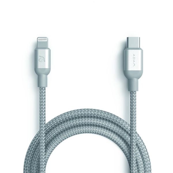 Adam Elements USB Type-C To Lightning Cable 1.2m Silver