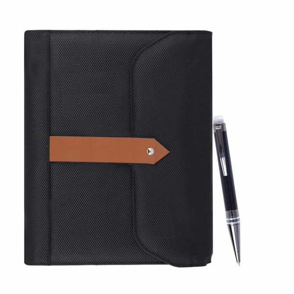 Buy Santhome of Smart Notebook Cover, Twist Action Metal Pen a Notebook. 402 Online in UAE | Sharaf DG