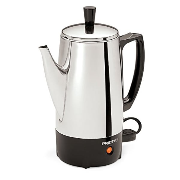 Presto 02822 6-Cup Stainless-Steel Coffee Percolator Presto 02822 6-Cup Stainless-Steel Coffee Percolator
