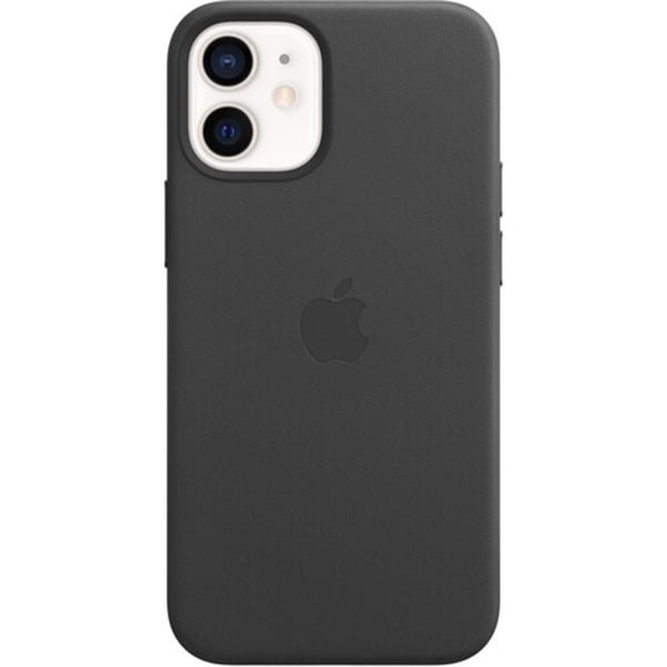 Buy Apple Iphone 12 Mini Leather Case With Magsafe Black In Dubai Sharjah Abu Dhabi Uae Price Specifications Features Sharaf Dg