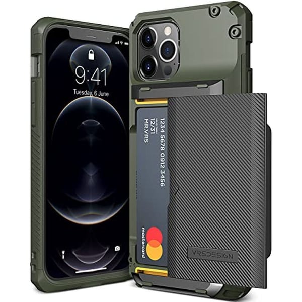 VRS Design Damda Glide Pro Designed For Iphone 12 Case/Iphone 12 Pro Case Green Groove