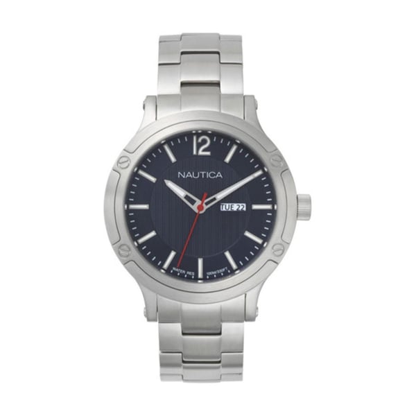 Nautica Quartz silver Stainless Steel Analog Men Watch Nautica Quartz silver Stainless Steel Analog Men Watch