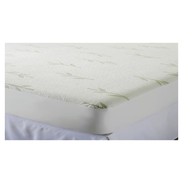 Kingtex Double Bamboo Mattress Protector 150x200cm