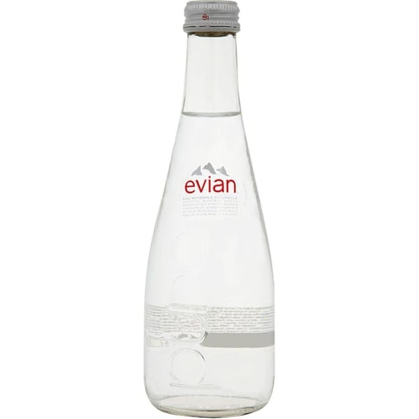 Buy Evian Natural Mineral Water 330ml Glass Case Of 4 Online In Uae Sharaf Dg