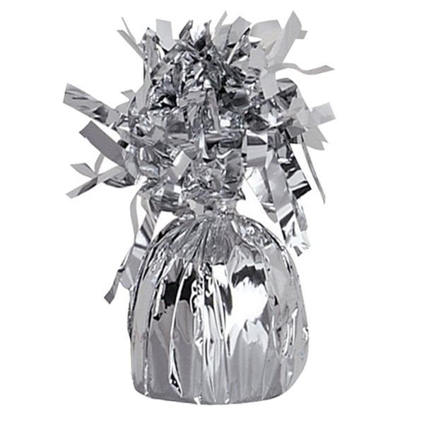 Unique- Foil Balloon Weight - Silver Unique- Foil Balloon Weight - Silver