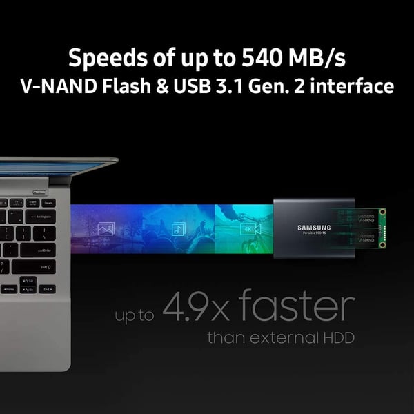 samsung t5 portable ssd 1tb up to 540mb s usb 3 1 external solid state drive black mu pa1t0b am