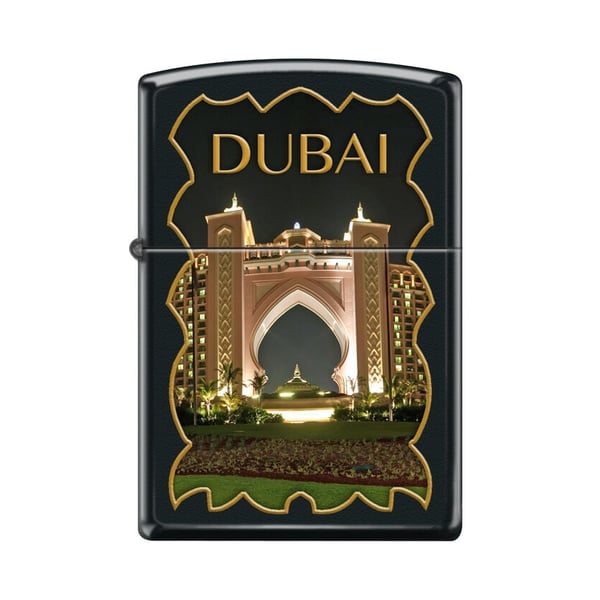Zippo Ci404968 218 Dubai Black Matte Windproof Lighter Zippo Ci404968 218 Dubai Black Matte Windproof Lighter