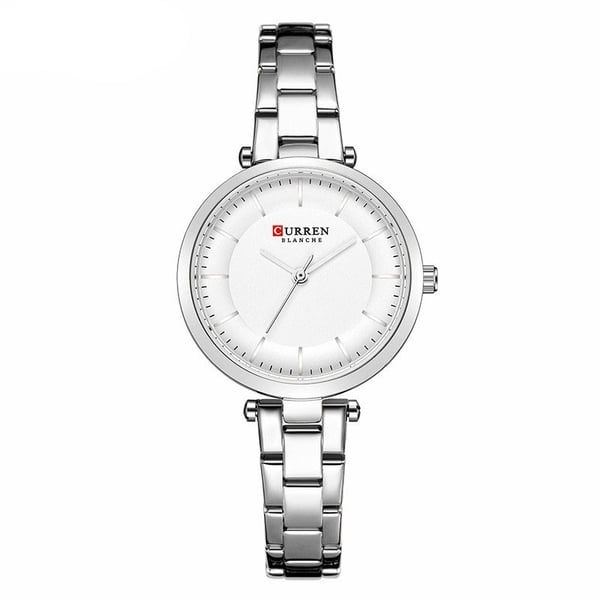 Curren CRN9054-SLVR/WHT-An iconic watch with pure indulgence Curren CRN9054-SLVR/WHT-An iconic watch with pure indulgence