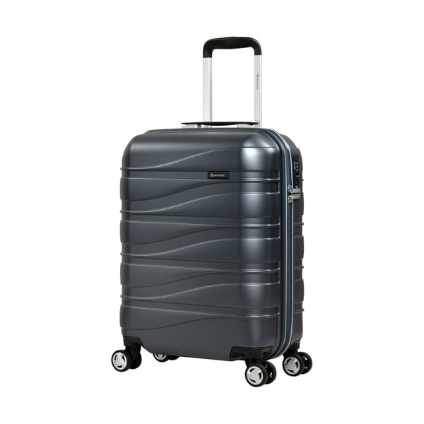 Eminent 4 Wheel Cabin Luggage Trolley Carbon Grey Kj95