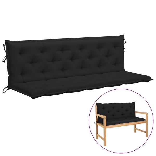 Vidaxl Cushion For Swing Chair Black 180 Cm Fabric