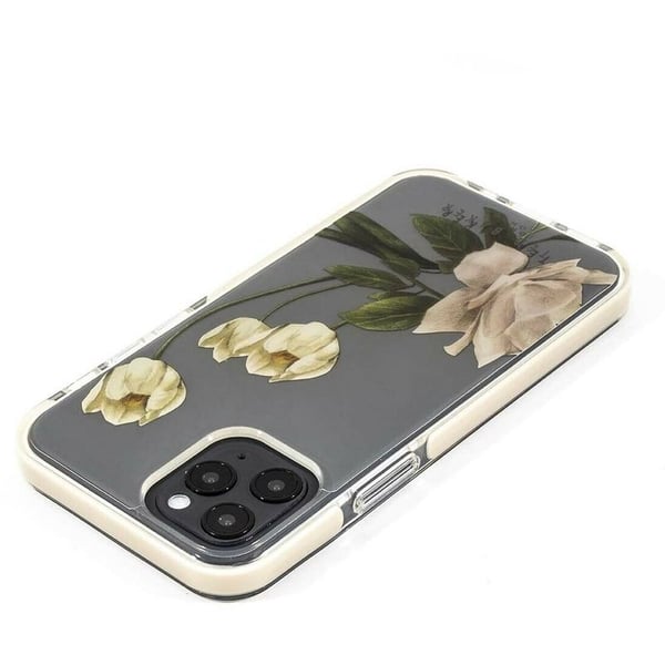Ted Baker Antishock Elderflower Clear Case iPhone 12 Pro Max