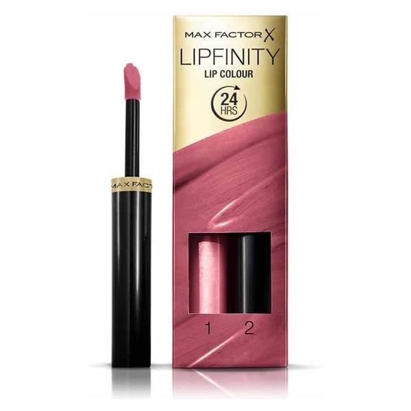 Max Factor Lipfinity Lip Colour Lipstick 2-step Long Lasting 330 Essentail Burgundy 2.3ml + 1.9g