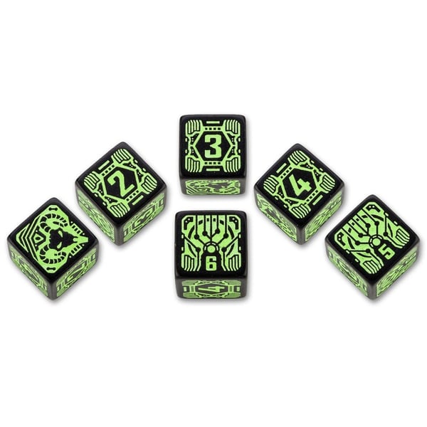 Q Workshop - Shadowrun (5th Ed.) Rpg: D6 Dice - Decker (x6) Q Workshop - Shadowrun (5th Ed.) Rpg: D6 Dice - Decker (x6)