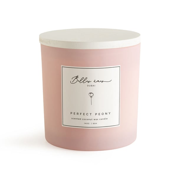 Belles Ames Jar Candle -perfect Peony