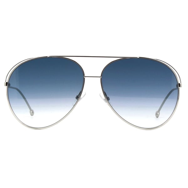 Fendi FN-0286/S-0106308 Aviator Metal Silver Women Sunglasses