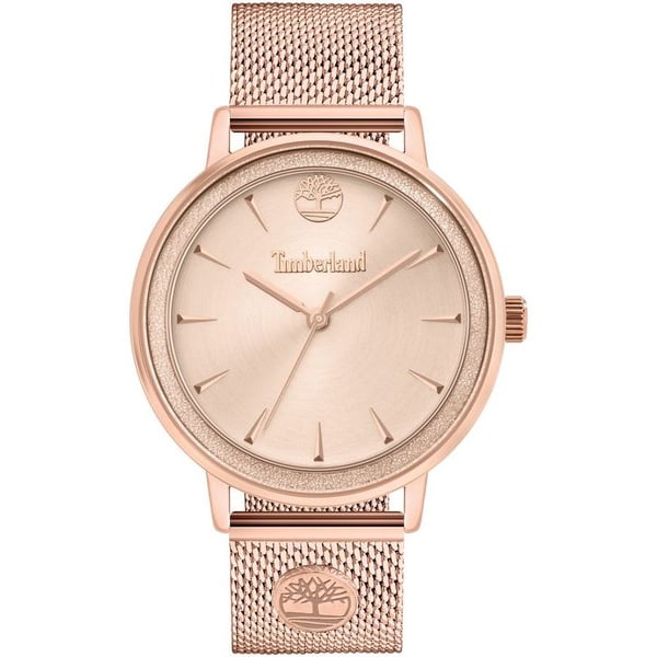 Timberland Esmond Rose Gold Mesh Watch For Women TBL15961MYR-32MM Timberland Esmond Rose Gold Mesh Watch For Women TBL15961MYR-32MM