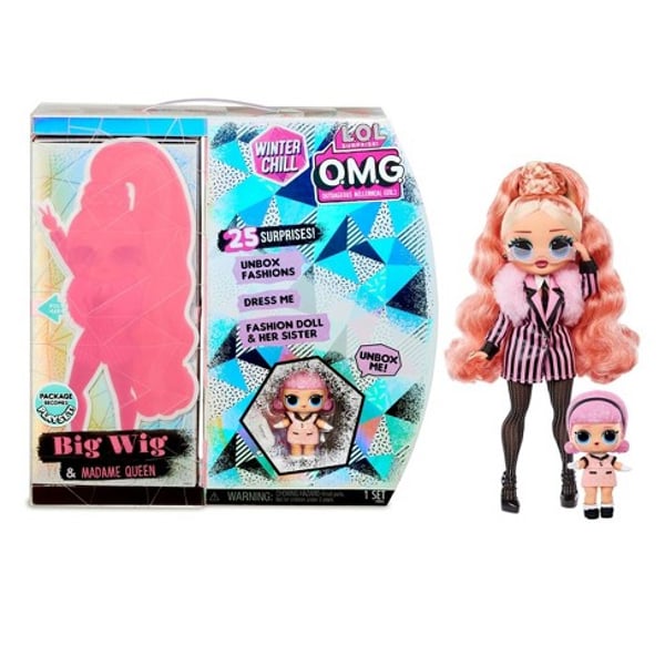 LOL Surprise OMG Winter Chill Big Wig & Madame Queen Fashion Doll