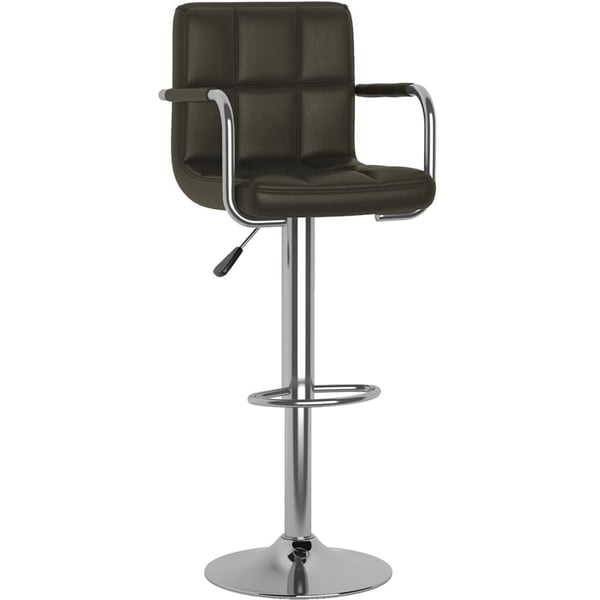 Vidaxl Bar Stool Brown Faux Leather Vidaxl Bar Stool Brown Faux Leather